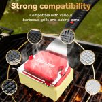 SODITER Grill Brush Bristle Free with Cleaner Scraper,Steam Grill Brush for Outdoor Grill,Replaceable Head Barbecue Grill Safe Cleaner Brush,Seamless-Fit Cast Iron/Stainless-Steel Grates(two brush heads). - Image 6